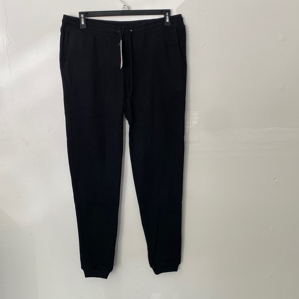 T-INside Men's Black Jogger Sweatpants XL | Comfy Lounge Athletic Pants